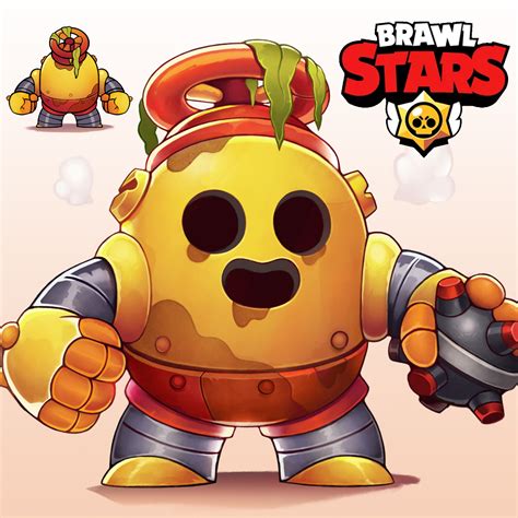 ArtStation - Brawl Stars - "Robo Spike" Concept