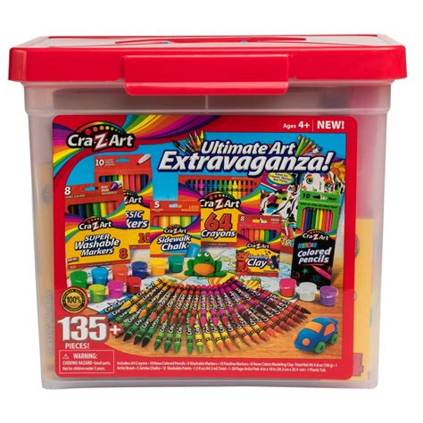 Cra-Z-Art Ultimate Art Extravaganza Activity Set, Art Tub - Walmart.com - Walmart.com