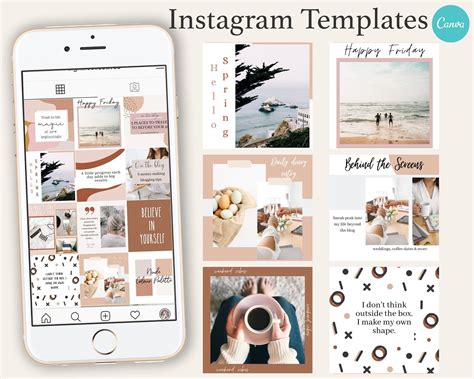 25 Instagram Marketing Templates Instagram Templates | Etsy in 2022 | Instagram template ...