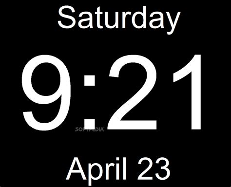 Huge Clock 2.4.0 - Download, Review, Screenshots