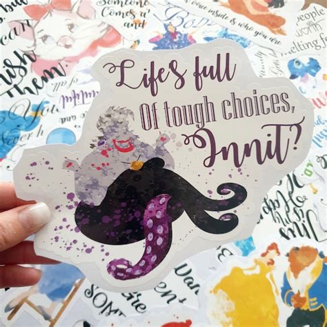 Disney Little Mermaid Ursula Quote Life Full of Tough - Etsy