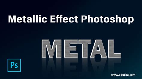 Metallic Effect Photoshop | Create Realistic Metallic Effect in Photoshop