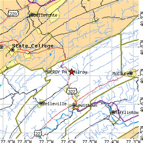 Milroy, Pennsylvania (PA) ~ population data, races, housing & economy