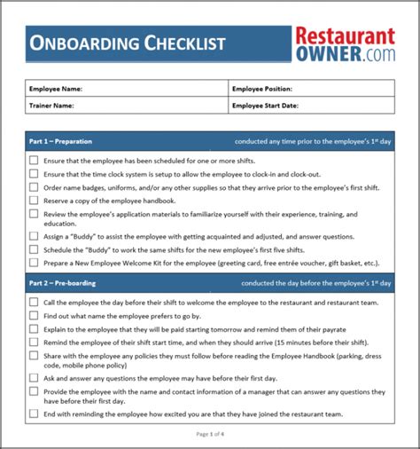 Employee Onboarding Checklist New Template Martinforfreedom Onboarding Checklist Template PDF ...