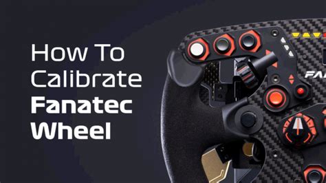 How To Setup & Calibrate Fanatec Steering Wheel