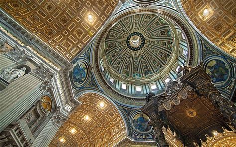 architecture, Interior, St, , Peterand039s, Basilica, Vatican, City ...