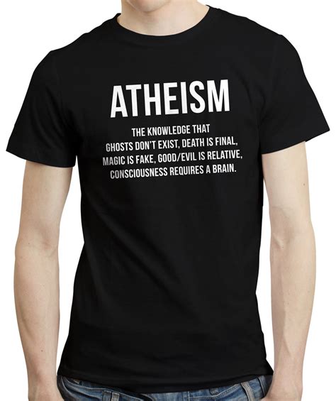 Atheist Atheism Quote Merchandise Religion Science Mens Funny - Etsy