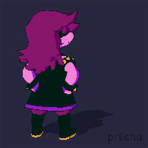 "3D Susie sprite" - by priichu. | Deltarune | Undertale drawings ...