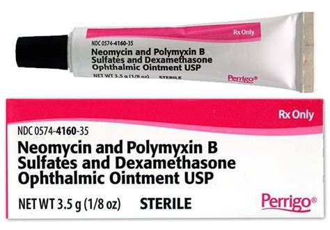 Neomycin Polymyxin B & Dexamethasone - Ophthalmic Antibiotics