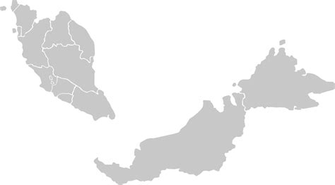 Malaysia Map Vector Free Png