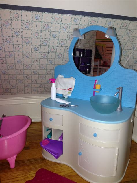 Bathroom for American Girl | American girl, Girl dolls, American girl doll