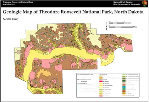 Theodore Roosevelt National Park Map - Ricca Chloette