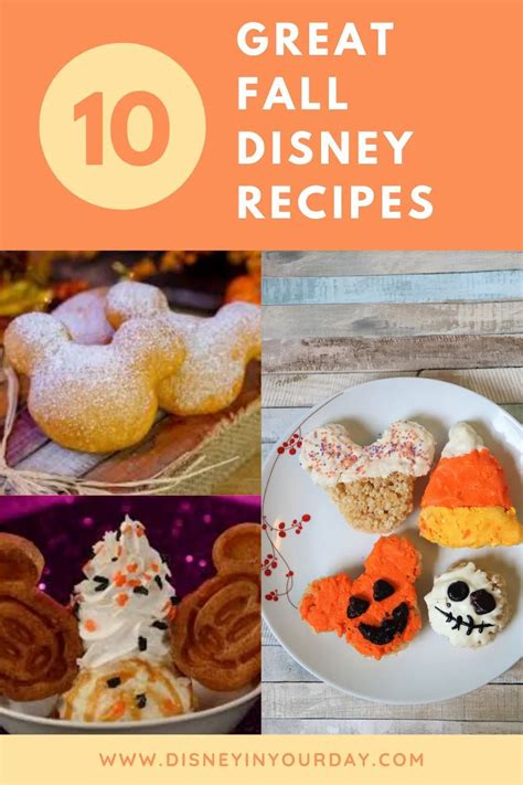 The best fall disney recipes from the parks – Artofit