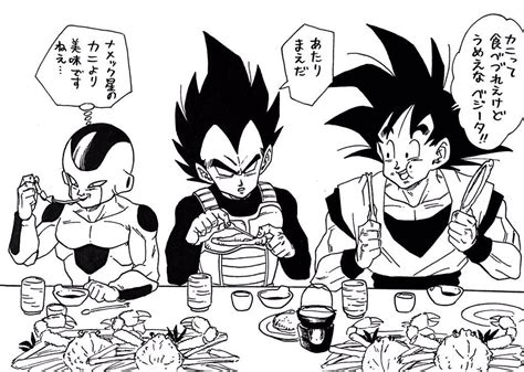 Vegeta, Goku, and Frieza | イラスト, ドラゴンボール, 絵