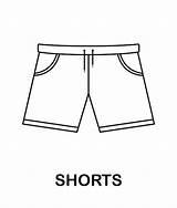 Premium Vector  Coloring Page With Shorts For Kids Pages sketch template