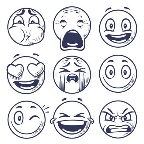 Smiley Face Sketch Scribble Stock Illustrations – 222 Smiley Face ...