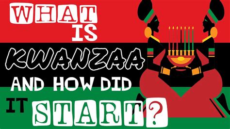 A Brief History of the Kwanzaa Holiday and Six Amazing Facts - YouTube