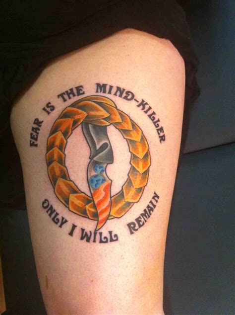 bene gesserit litany against fear tattoo - tattooartdrawingssketchesink