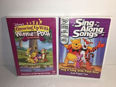 DISNEYS SING ALONG Songs w/ Pooh Bear Piglet Too & Growing Up w/ Winnie ...