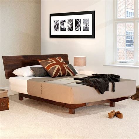 Floating Wooden Bed Frame by Get Laid Beds - Etsy | Floating bed ...