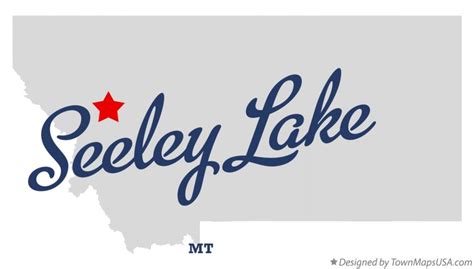 Map of Seeley Lake, MT, Montana