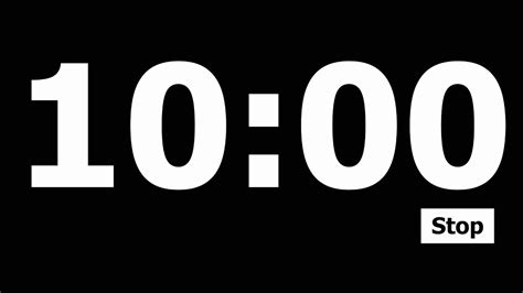 One Minute Timer with sound Beautiful 10 Minute Countdown Timer ...