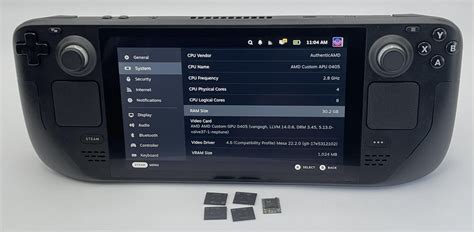 Upgraded Customer’s Steam Deck. 32GB of memory and WI-FI 6 Capability ...