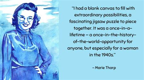 Marie Tharp Famous Inspiring & Motivational Quotes