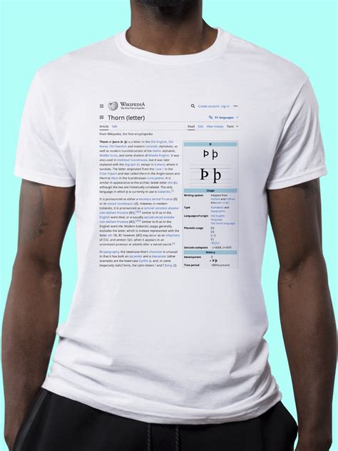 Thorn (letter) Wikipedia T-Shirt