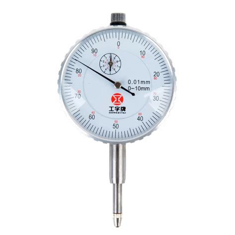 Precision 0 10mm White face Dial Test Indicator Gauge For Shaft Runout Thrust Mayitr Measuring ...