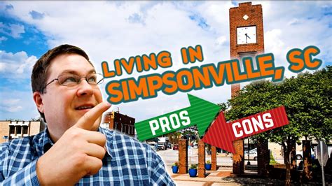 LIVING IN SIMPSONVILLE SC | PROS AND CONS of Simpsonville SC - YouTube