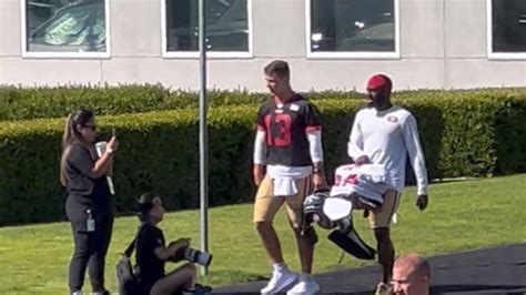 49ers Brock Purdy will be participating in todays padded practice 👀 ...