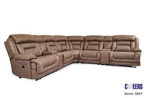 Cheers Man Wah Power Reclining Sectional