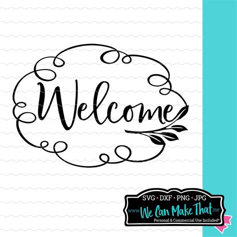 Welcome Wreath SVG Cut File plus DIYs