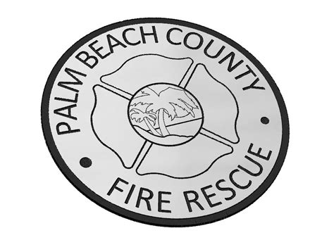 Palm Beach County Florida Fire Rescue Patch SVG Maltese | Etsy