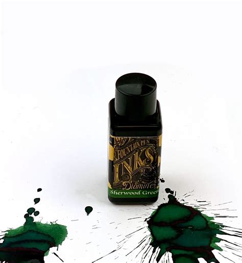 Diamine Sherwood Green Ink Review & Giveaway - Pen Chalet