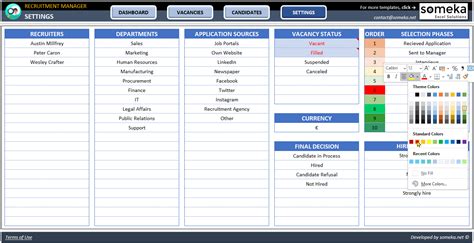 Recruitment Tracker Template in Excel | Free Download