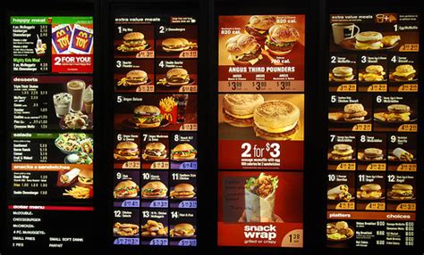 Gallery For > Mcdonald Menu