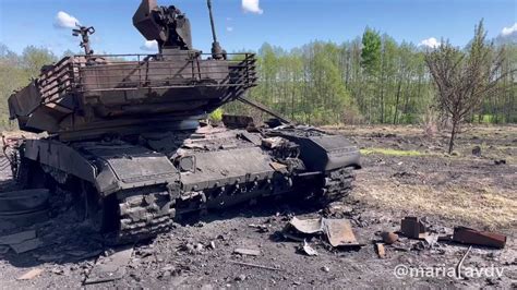 Russian T-90M Battle Tank Destroyed in Kharkiv Oblast