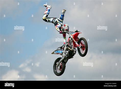 Redbourn Hertfordshire England County Show Motorbike Motorcycle Stunt ...