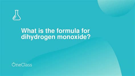 Dihydrogen Monoxide Lewis Structure