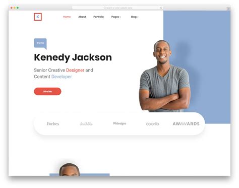 Kenedy - Free Responsive Personal Website Template 2024 - Colorlib