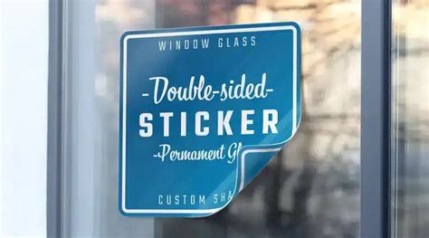 Double-sided window stickers | Blockout decals visible both sides!