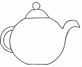 Teapot Coloring Pages sketch template