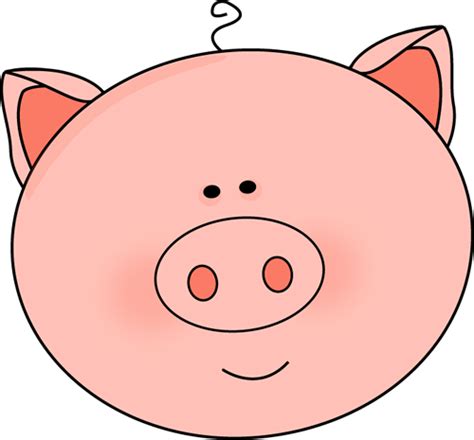 Pig Face Clipart