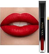 Amazon.com : Dark Purple Lipstick Matte, Burgundy Lipstick Liquid for ...