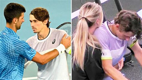 Alex de Minaur's brutal girlfriend moment after Australian Open thrashing