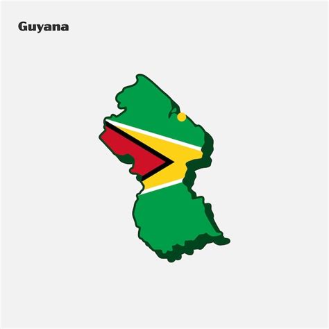 Premium Vector | Guyana Country Flag Map Infographic