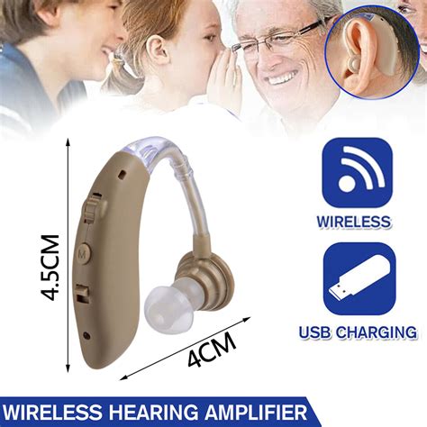 Hearing Amplifier Aid Rechargeable Digital Personal Sound Amplifier Devices for Seniors ...