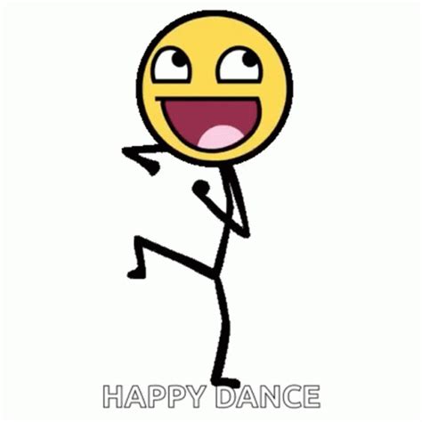 Happy Dance Emoji Stick GIF | GIFDB.com